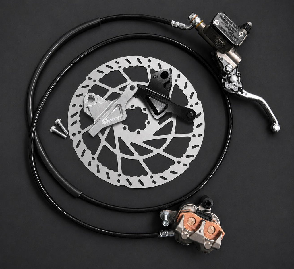 Ultimate Pre-Bled Super 73/Ridstar q20/Macfox Ultra Bee Rear Brake Kit (Ships Next Business Day)