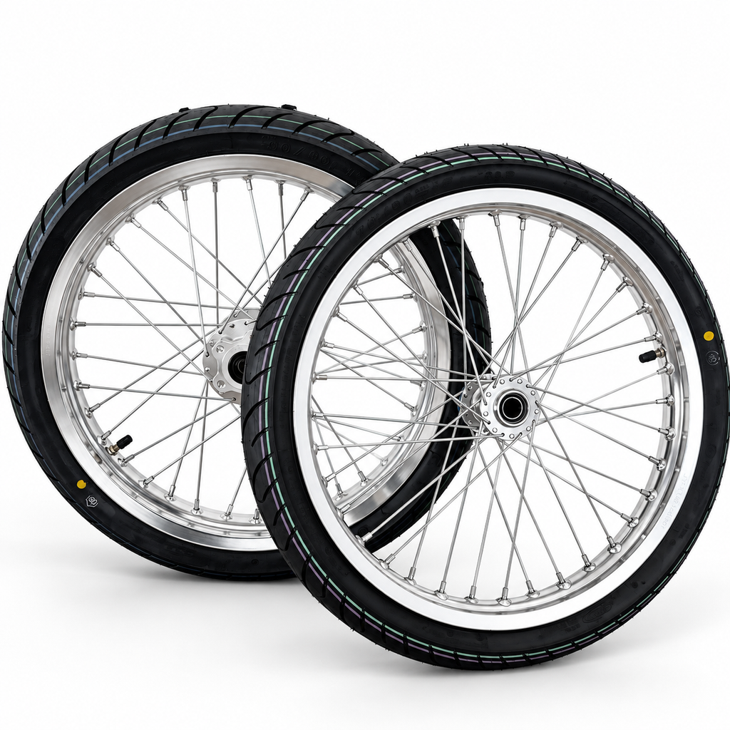 17-Inch CST Chrome LBX / E-Ride Supermoto Kit