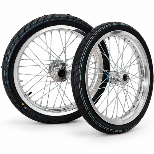 17-Inch CST Chrome LBX / E-Ride Supermoto Kit
