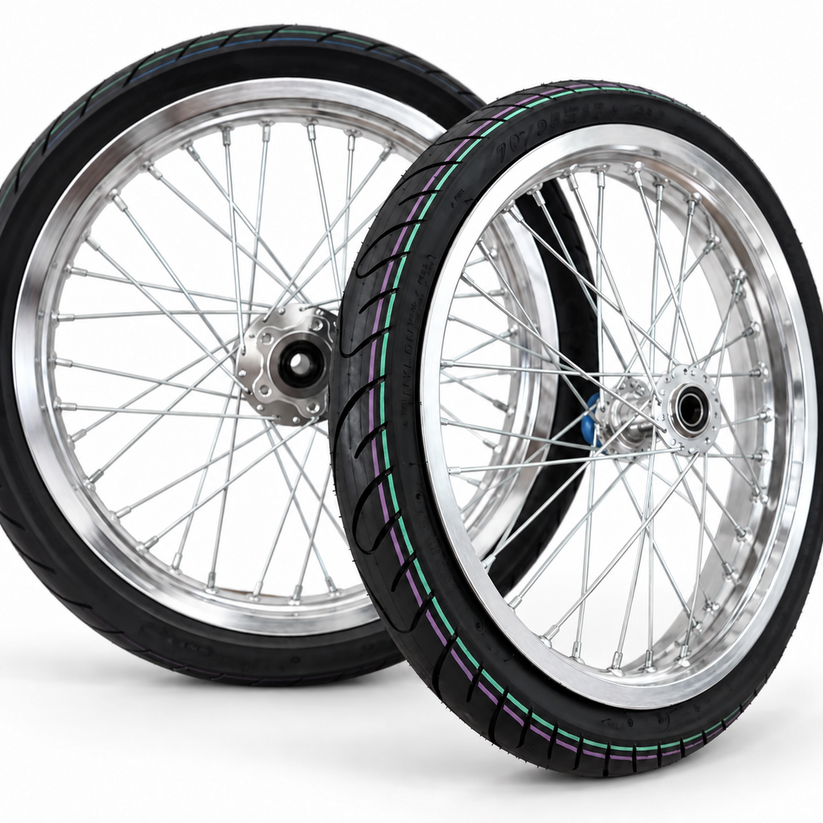 17-Inch CST Chrome LBX / E-Ride Supermoto Kit