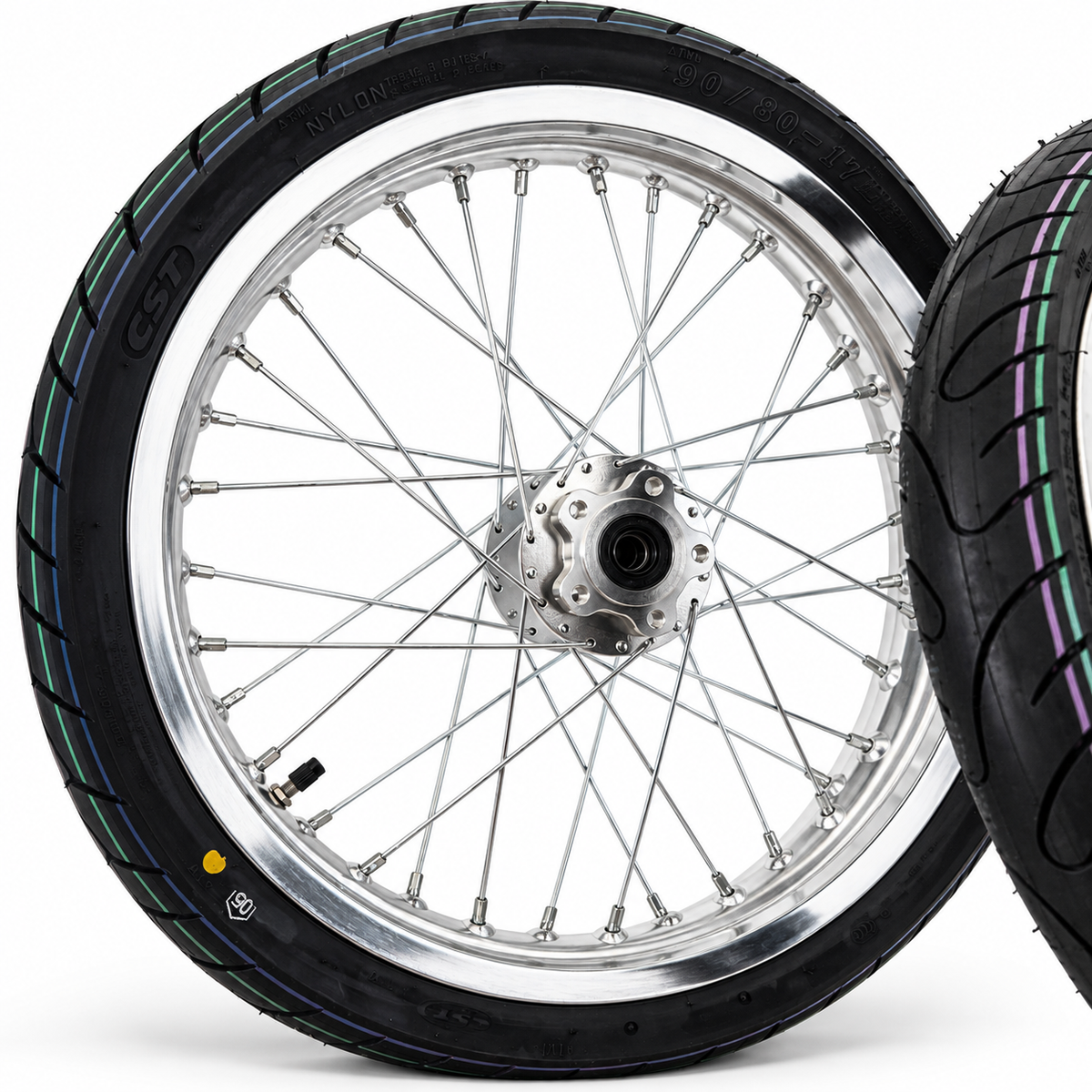 17-Inch CST Chrome LBX / E-Ride Supermoto Kit